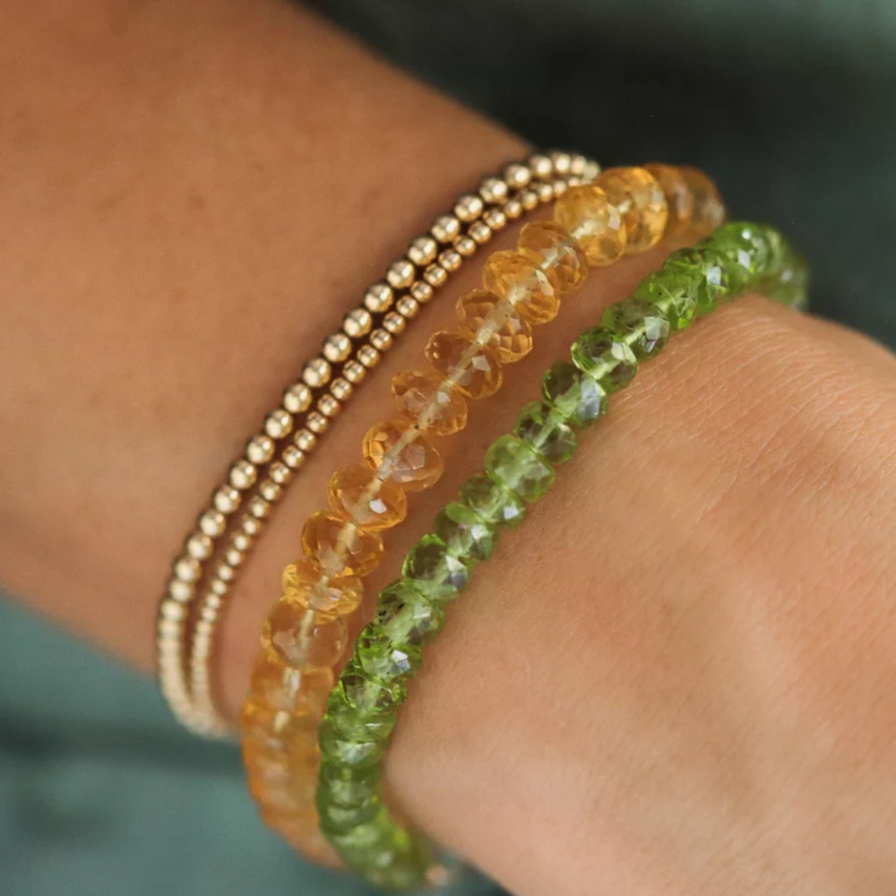 Peridot Bracelet - 14K