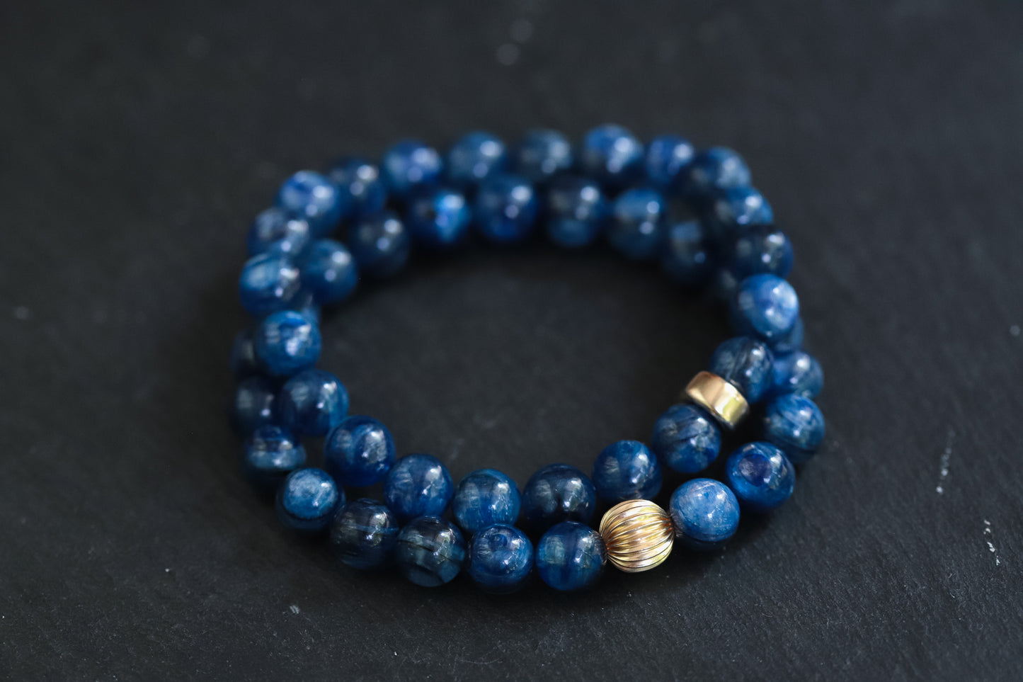Blue Kyanite Bracelet 8mm