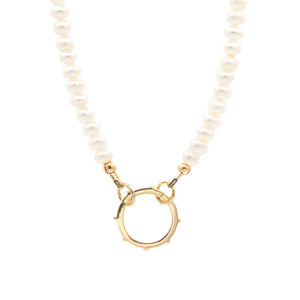 Carabiner Pearl necklace