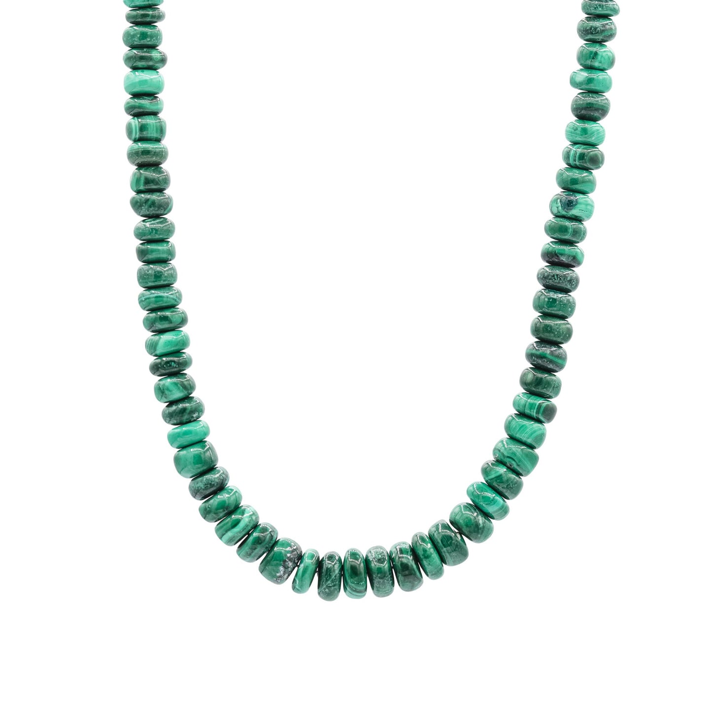 Beaded Malachite Necklace