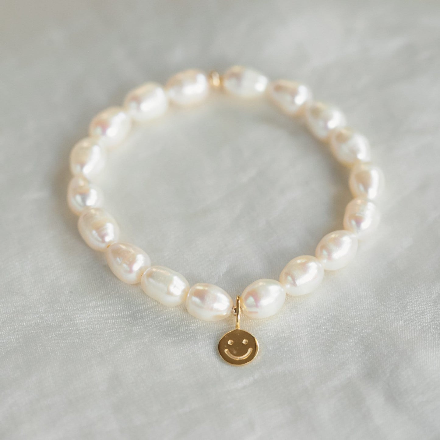 Happy Face Freshwater Pearl bracelet