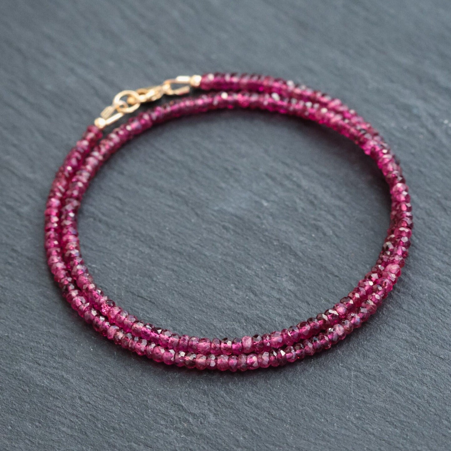 AAAA+ Pink Tourmaline necklace | beaded Pink Tourmaline necklace | Pink gemstone necklace | pink tourmaline necklace | rubilite tourmaline