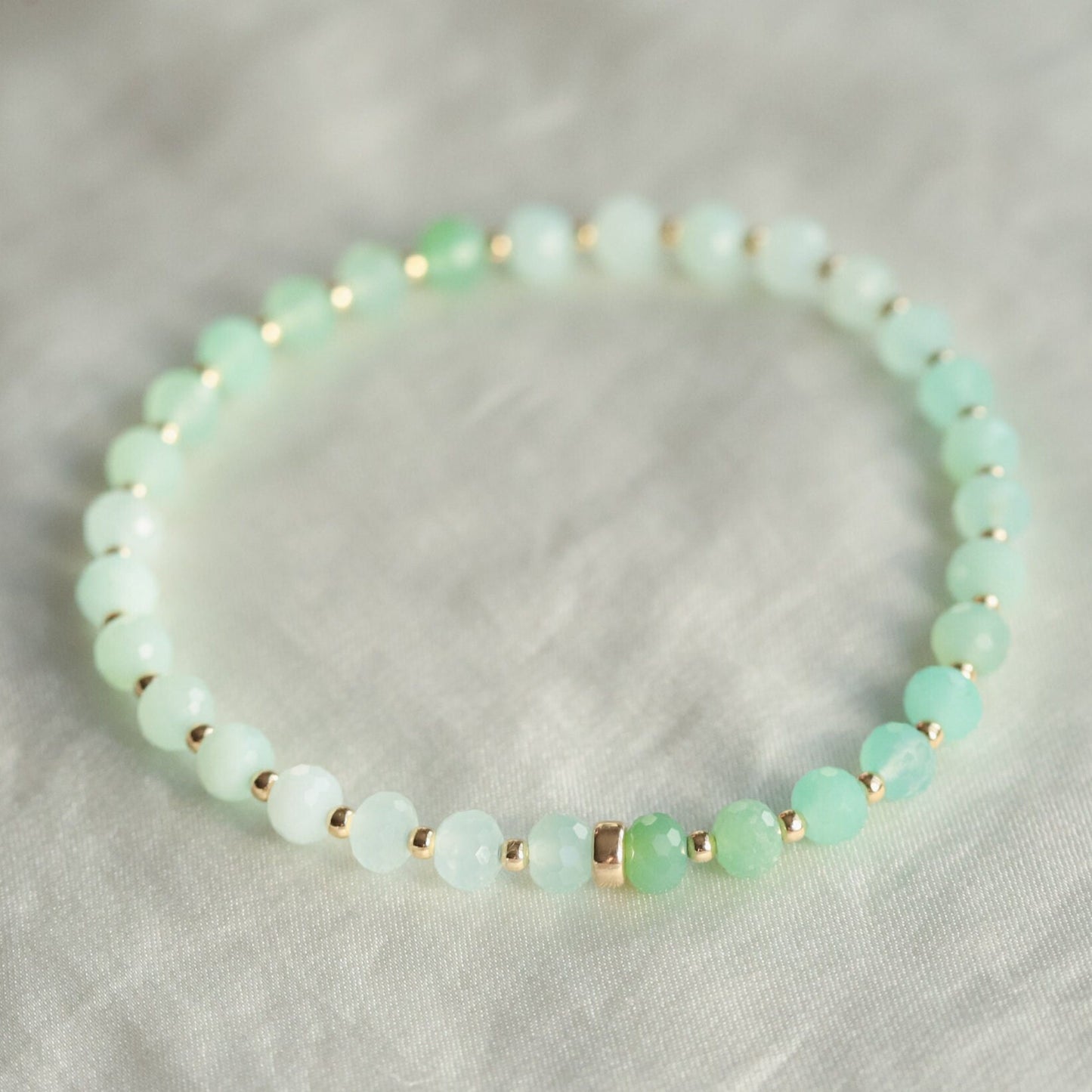 Chrysoprase Ombre bracelet