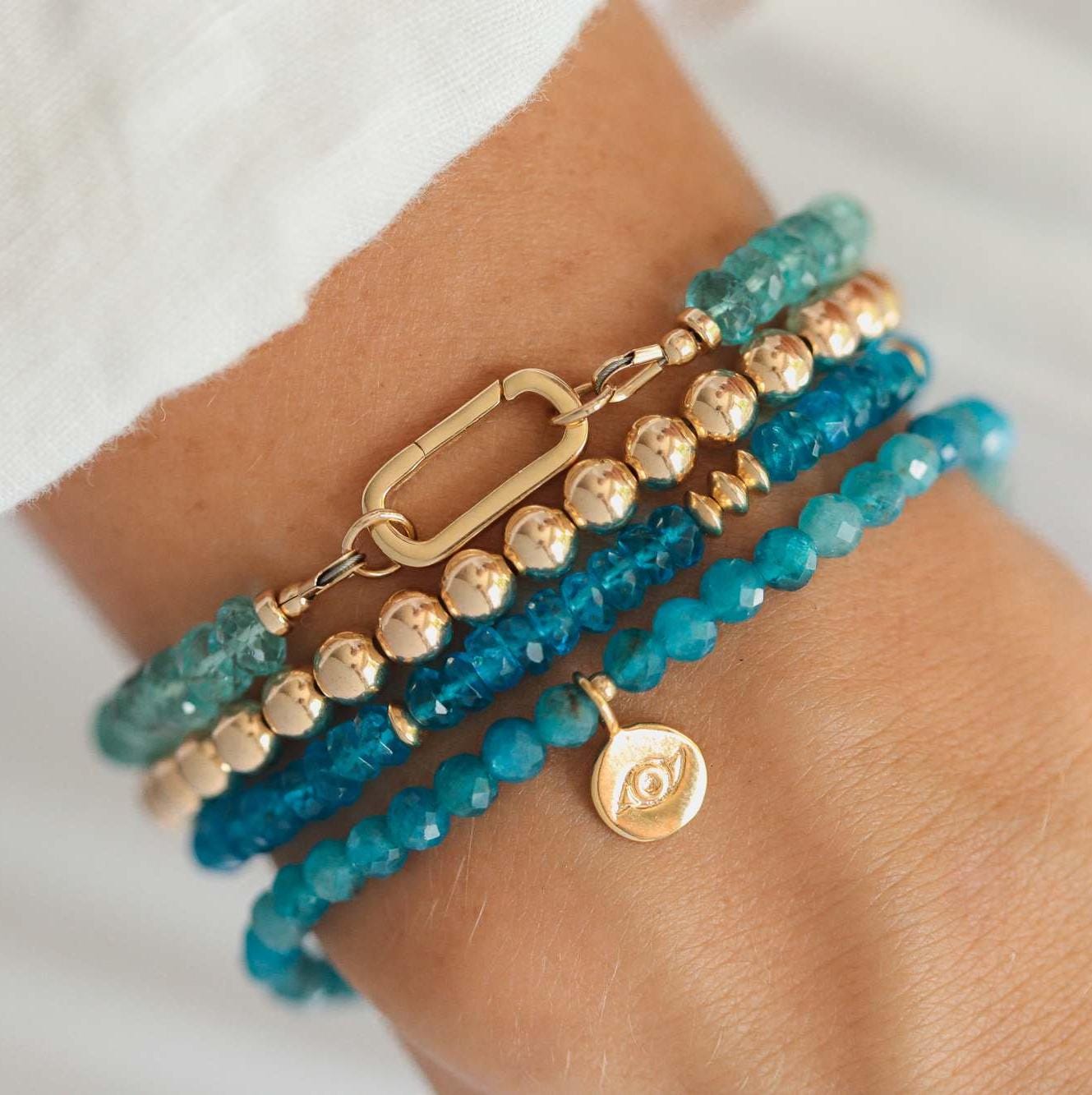 Zambia Apatite bracelet