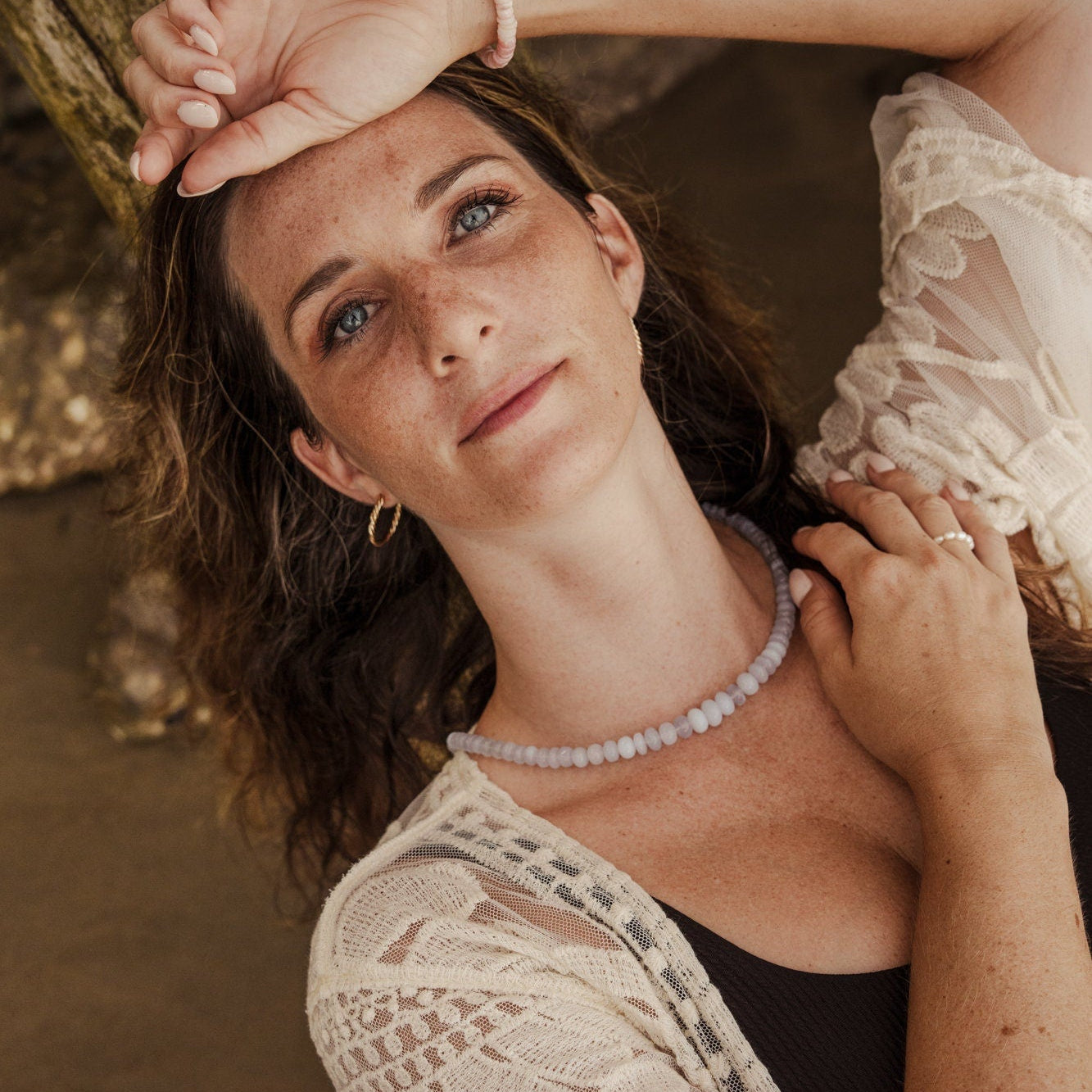 Chalcedony necklace | Chalcedony Necklace | Chalcedony necklace | women's Chalcedony necklace | beaded Chalcedony necklace | Chalcedony