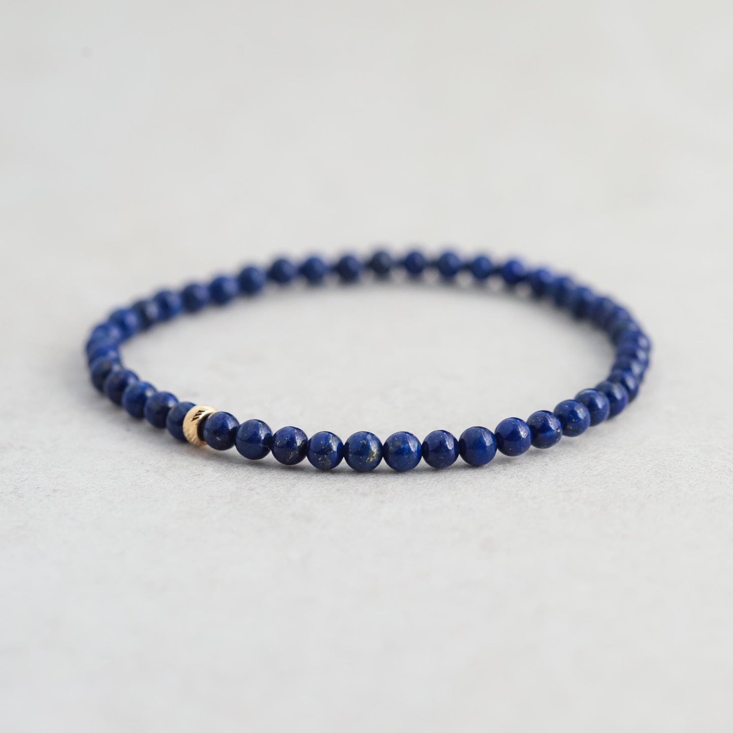 SOLID 14K gold Lapis Lazuli
