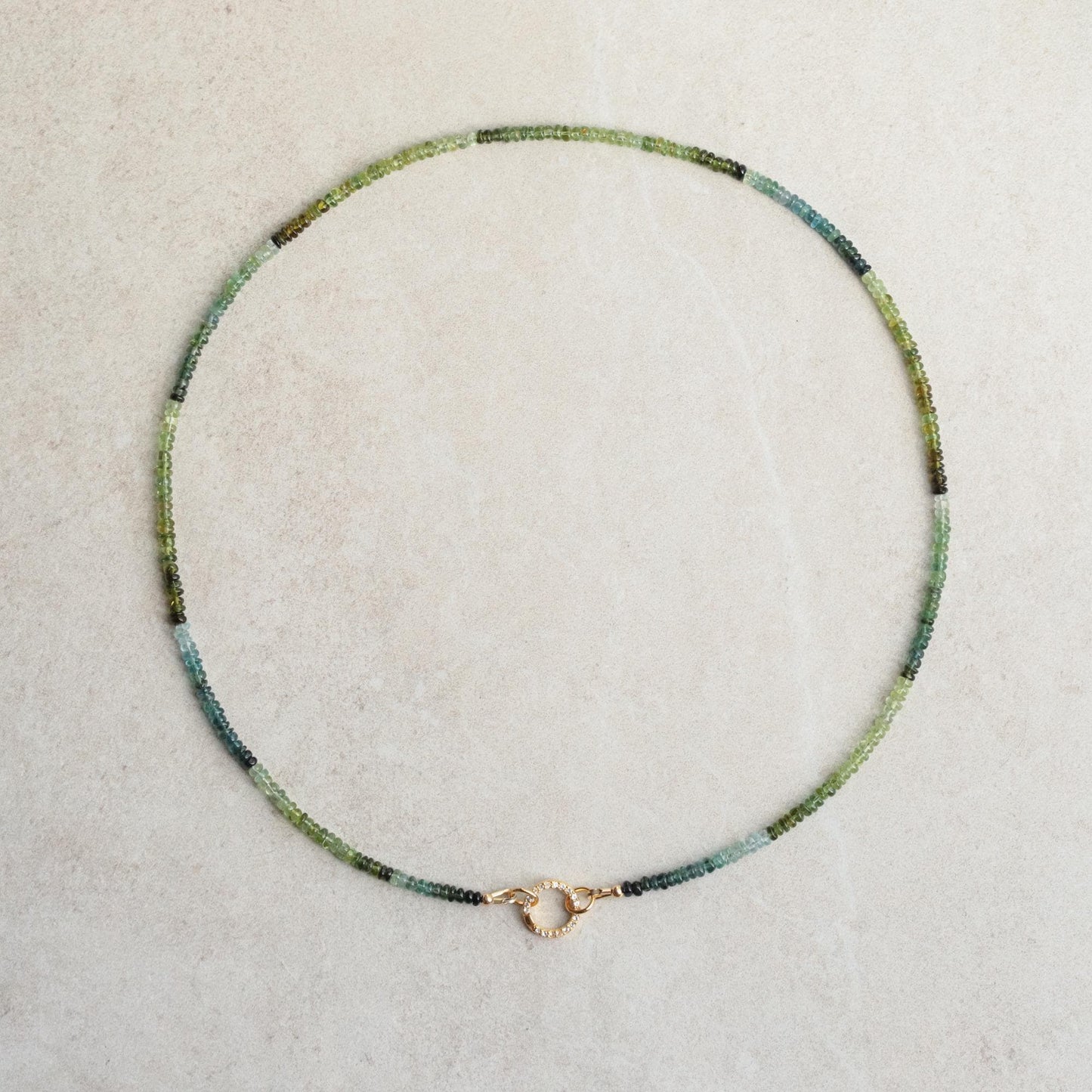 RARE! Blue & Green Tourmaline 3mm | Blue tourmaline necklace | Blue tourmaline | Smooth tourmaline 3mm stones | blue tourmaline necklace