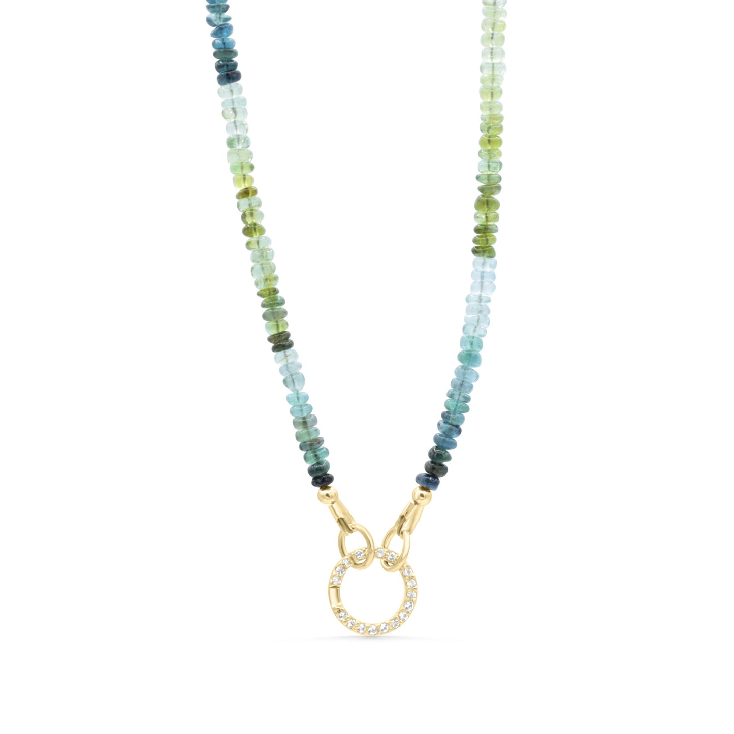 RARE! Blue & Green Tourmaline 3mm | Blue tourmaline necklace | Blue tourmaline | Smooth tourmaline 3mm stones | blue tourmaline necklace