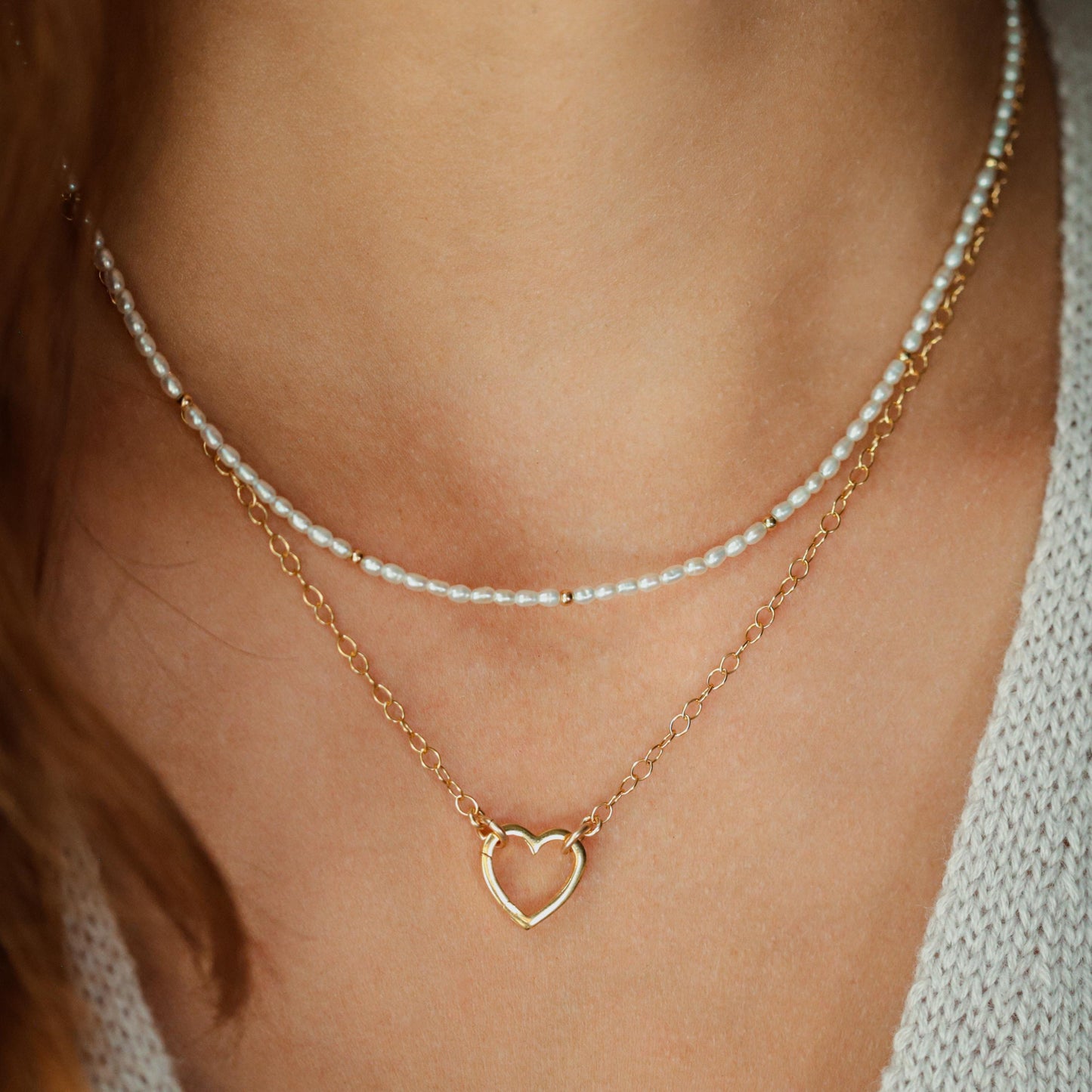 last one! Freshwater Pearl necklace | Pearl necklace 14K gold filled | Boho freshwater pearl necklace | pearl bracelet | June birthday