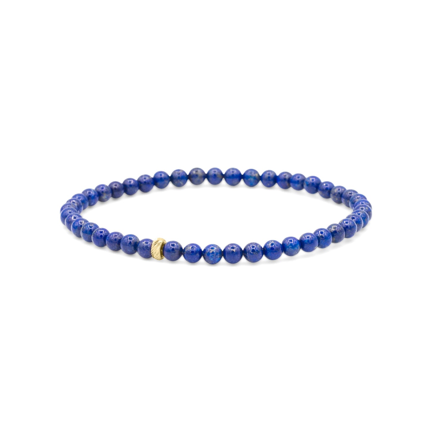 SOLID 14K gold Lapis Lazuli