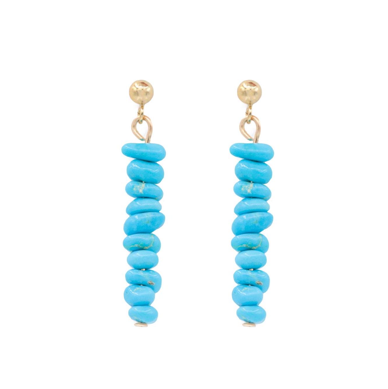 Sleeping Beauty Turquoise Drop Earrings