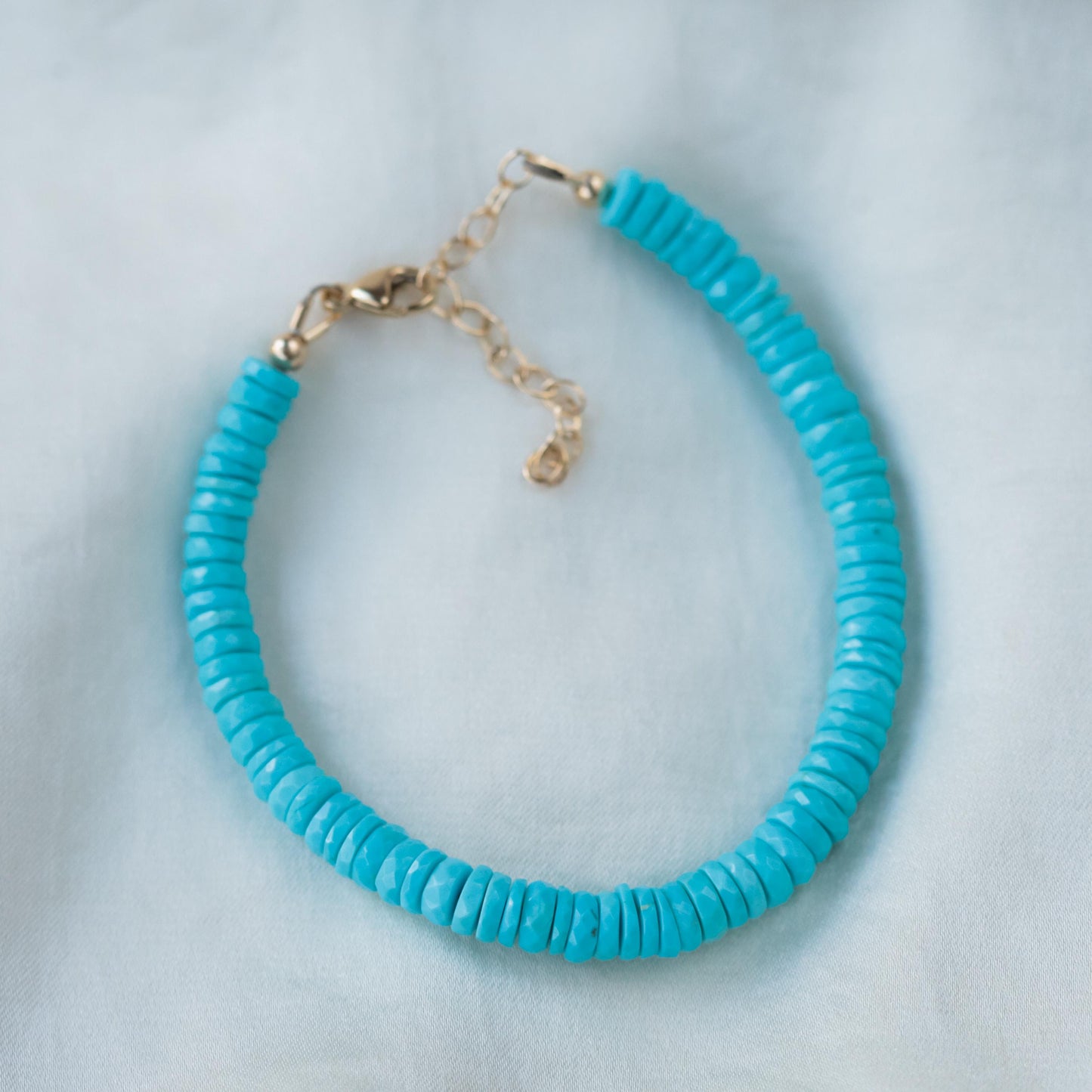 14K GOLD Turquoise, AAAA+ turquoise bracelet | Natural authentic turquoise | women's turquoise jewelry | Genuine Arizona turquoise