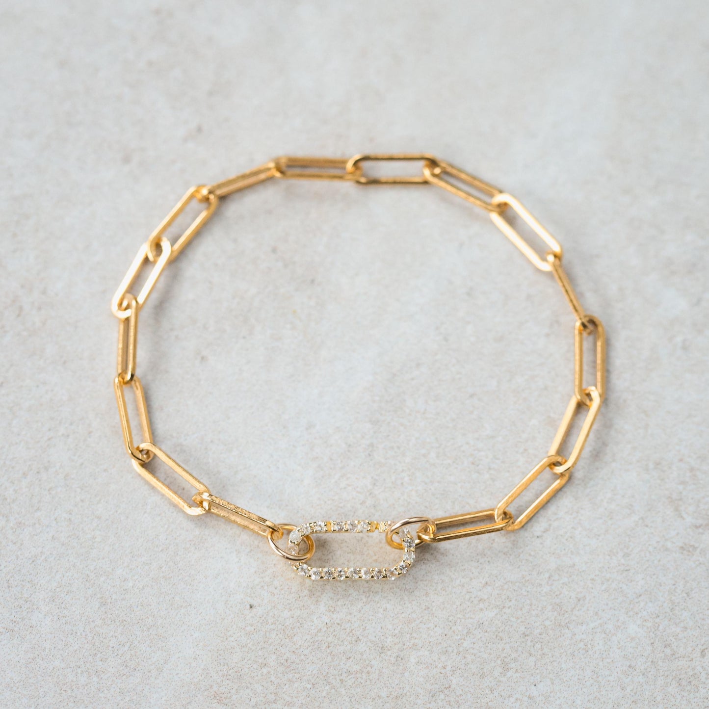 Large Paperclip Bracelet