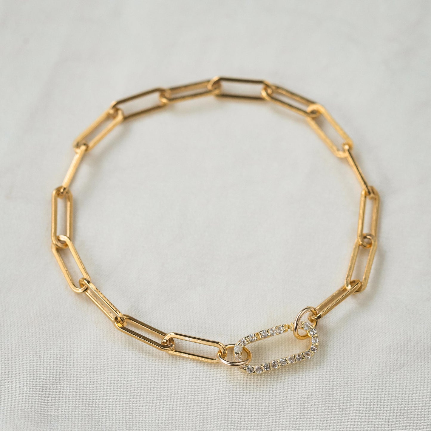 Large Paperclip Bracelet