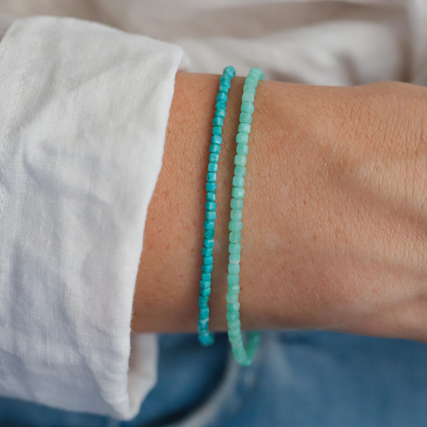 Chrysoprase bracelet