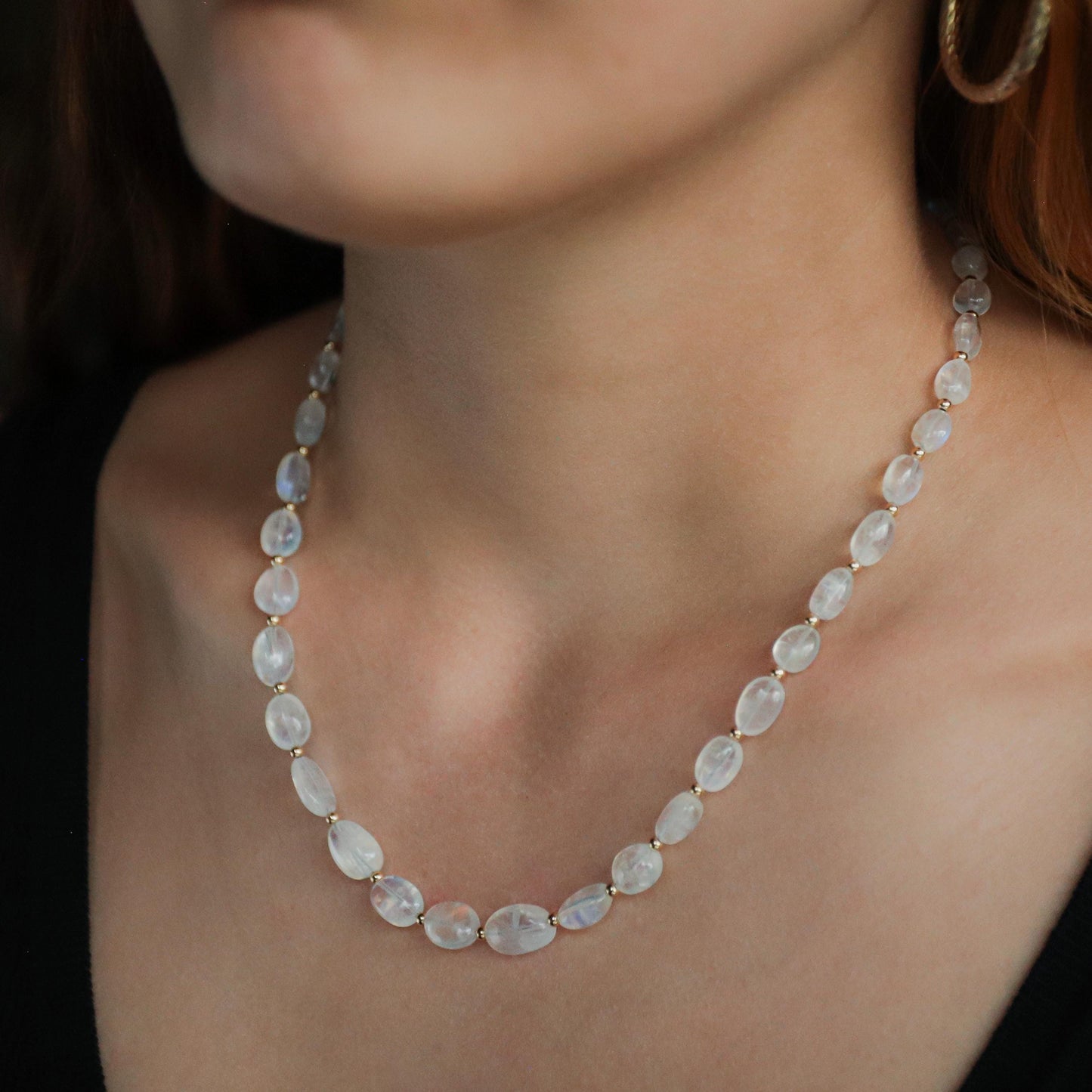 Moonstone Oval Necklace