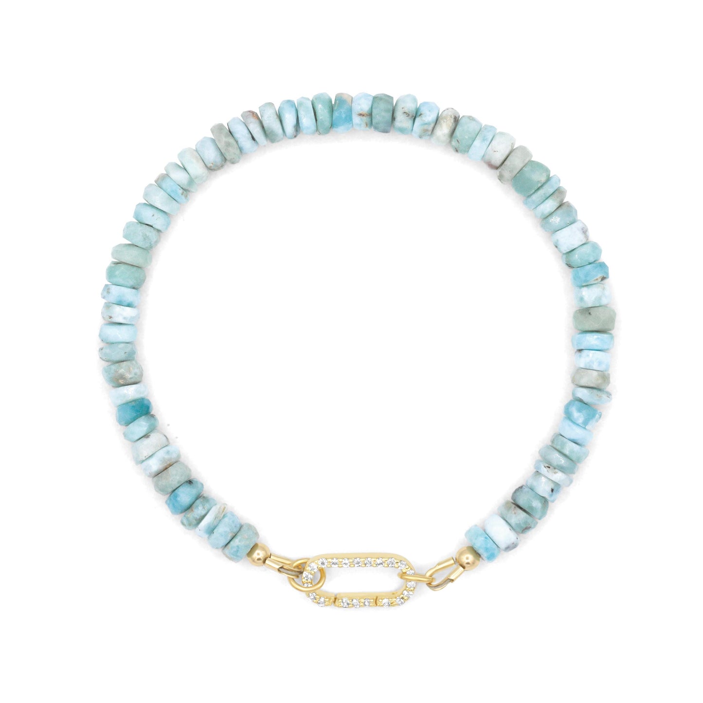 Dainty Larimar Bracelet | Dainty Larimar stacking bracelet | Larimar | genuine larimar bracelet | genuine larimar bracelet | natural larimar