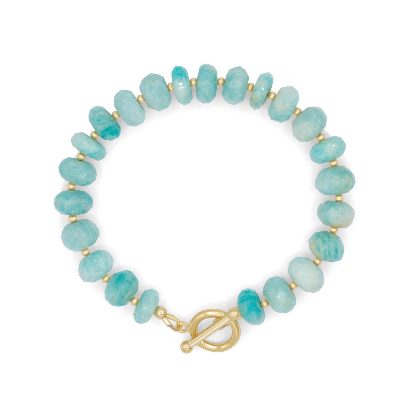 Amazonite chunky Bracelet | Toggle Amazonite Bracelet | delicate amazonite bracelet | amazonite gold filled bracelet