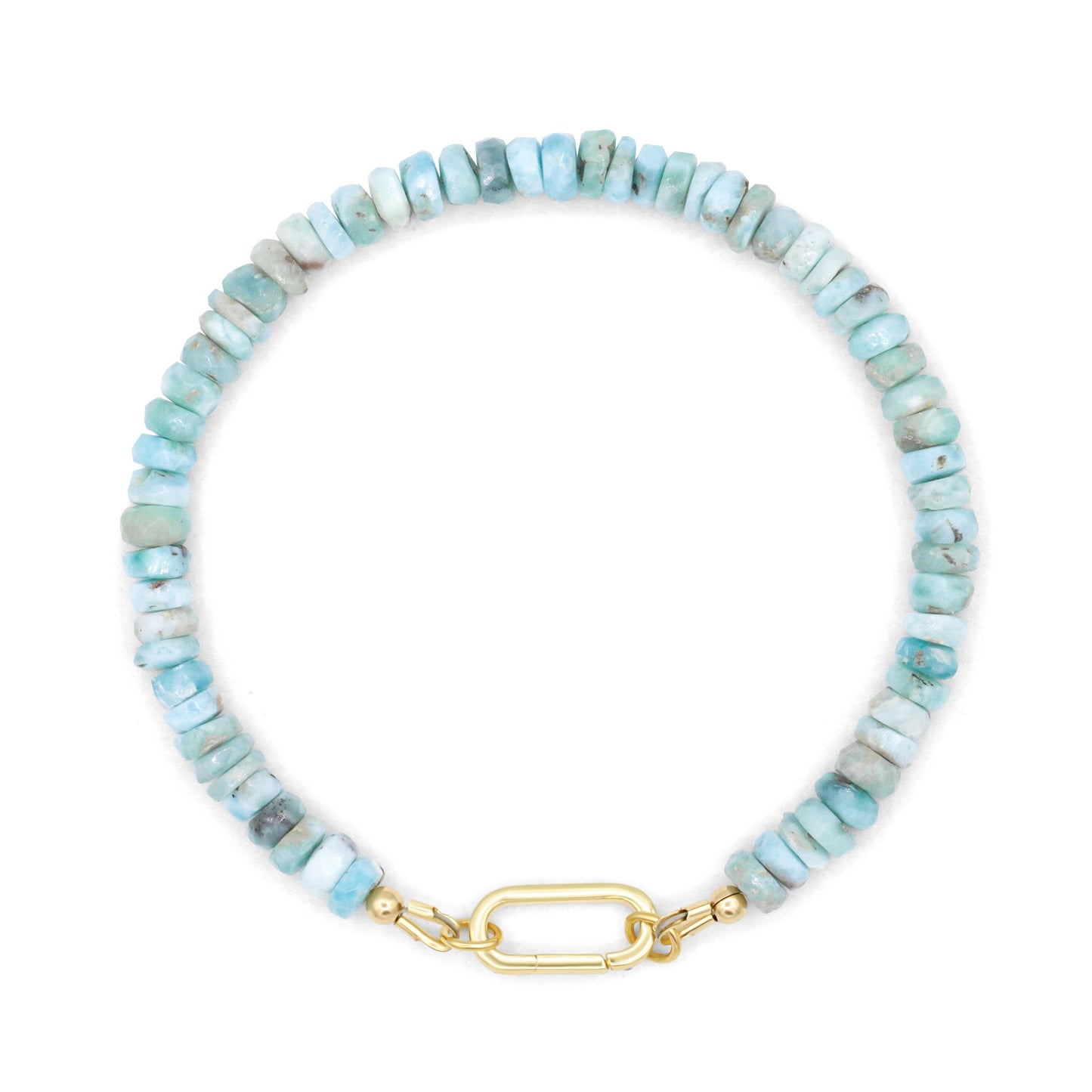 Dainty Larimar Bracelet | Dainty Larimar stacking bracelet | Larimar | genuine larimar bracelet | genuine larimar bracelet | natural larimar