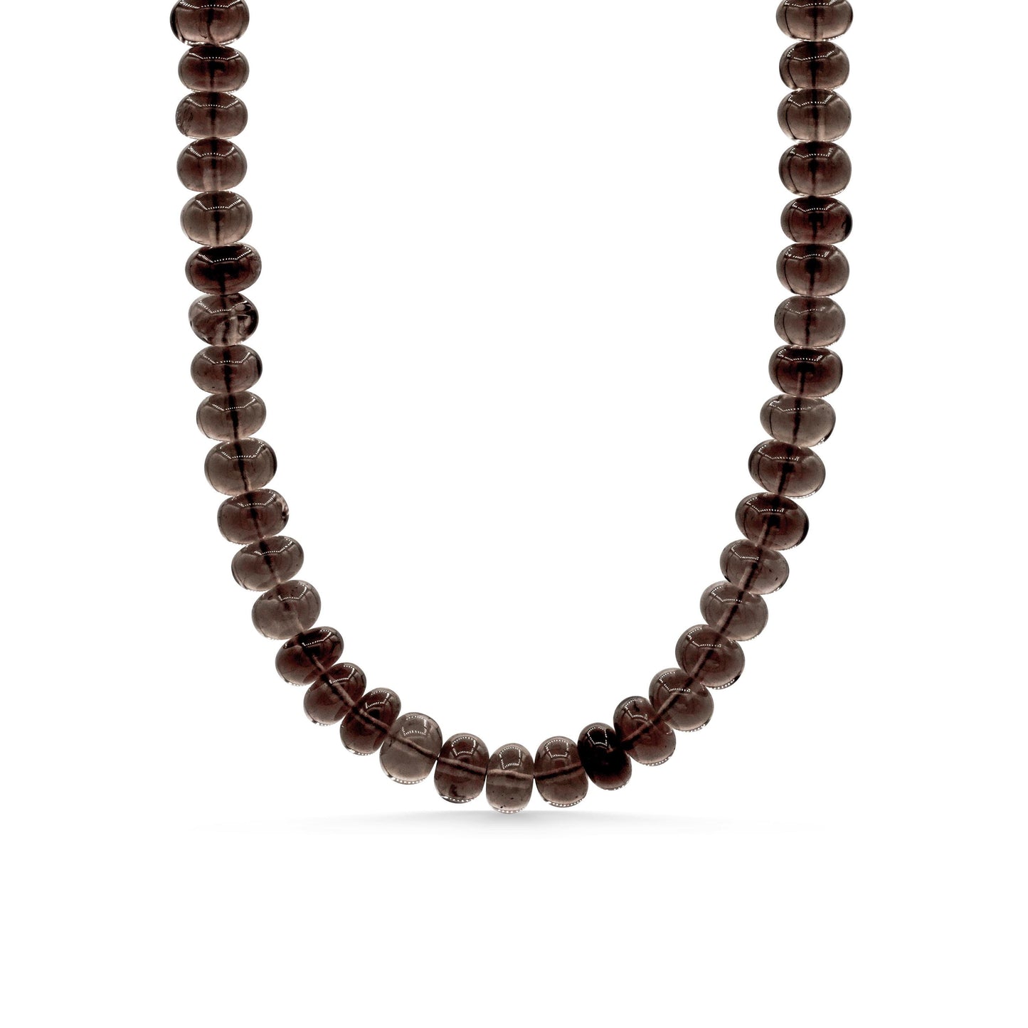 Ombre smoky quartz necklace