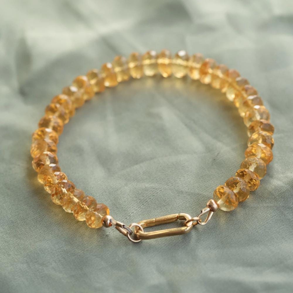 AAAA+ citrine bracelet