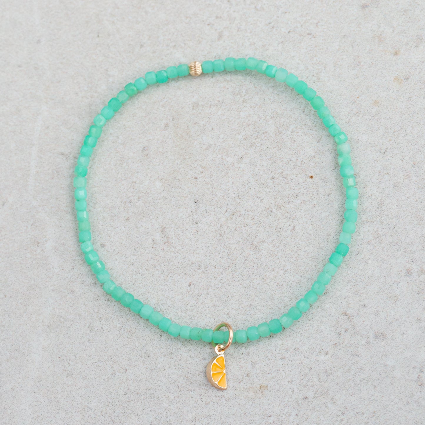 Chrysoprase bracelet
