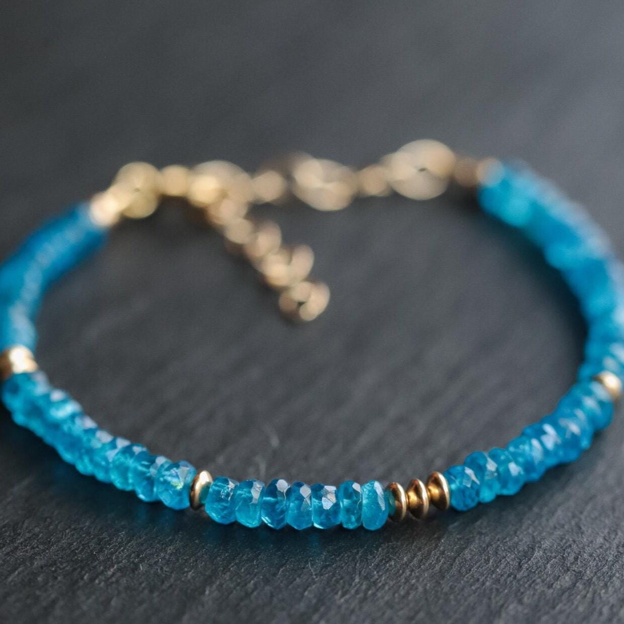 Zambia Apatite bracelet