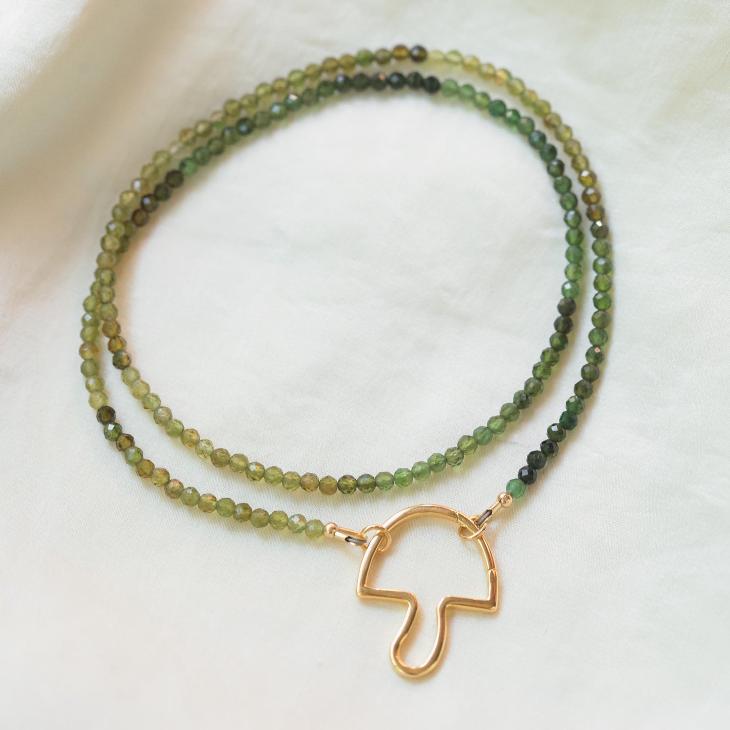 RARE! Green Tourmaline 3mm | Green tourmaline necklace | Green tourmaline | Faceted tourmaline 3mm stones | green tourmaline #0532