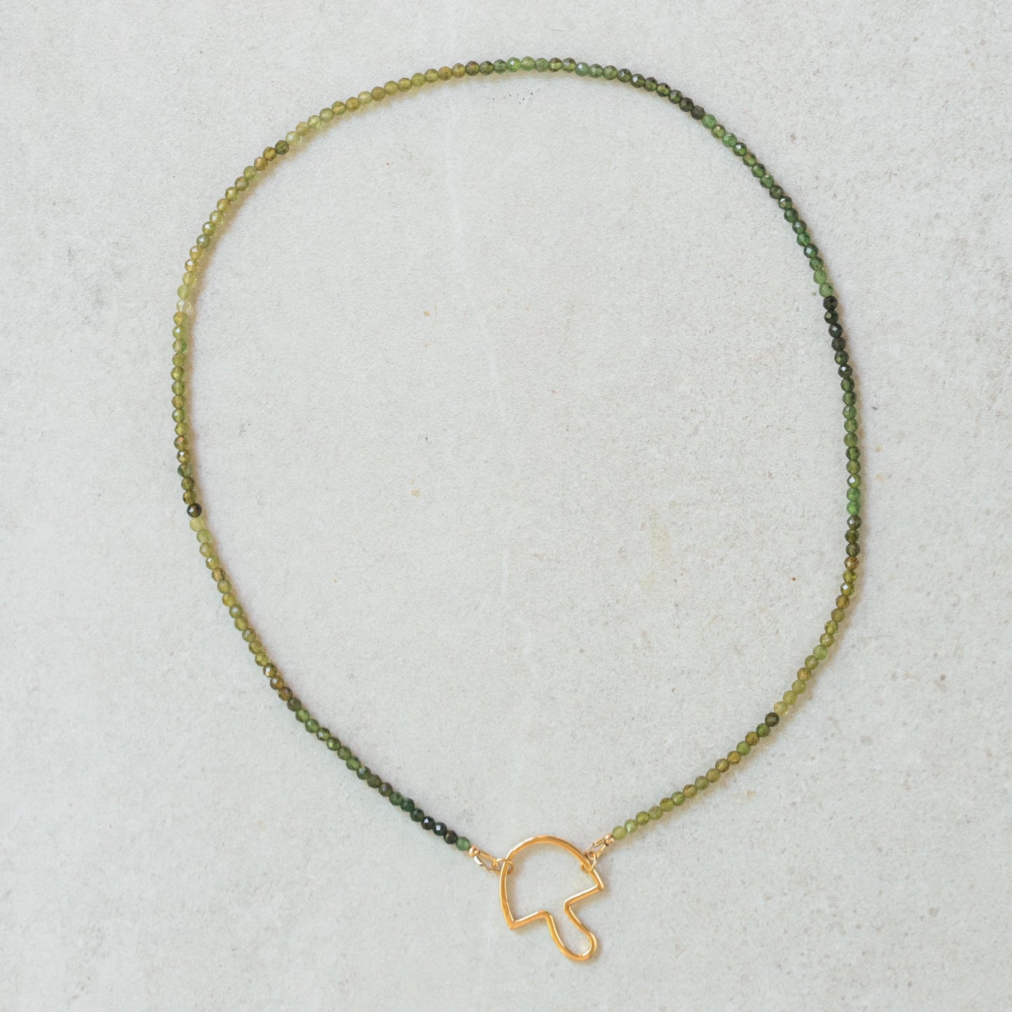 RARE! Green Tourmaline 3mm | Green tourmaline necklace | Green tourmaline | Faceted tourmaline 3mm stones | green tourmaline #0532