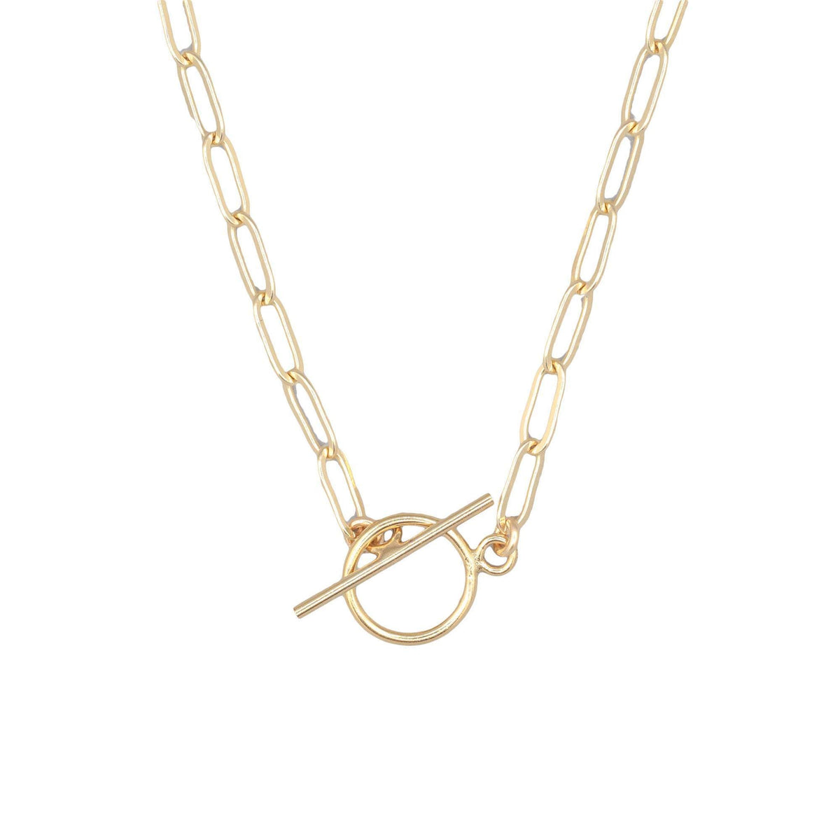 14K gold filled Everyday Gold Necklace from Earthly Abundance featuring a delicate chain and simple pendant design.