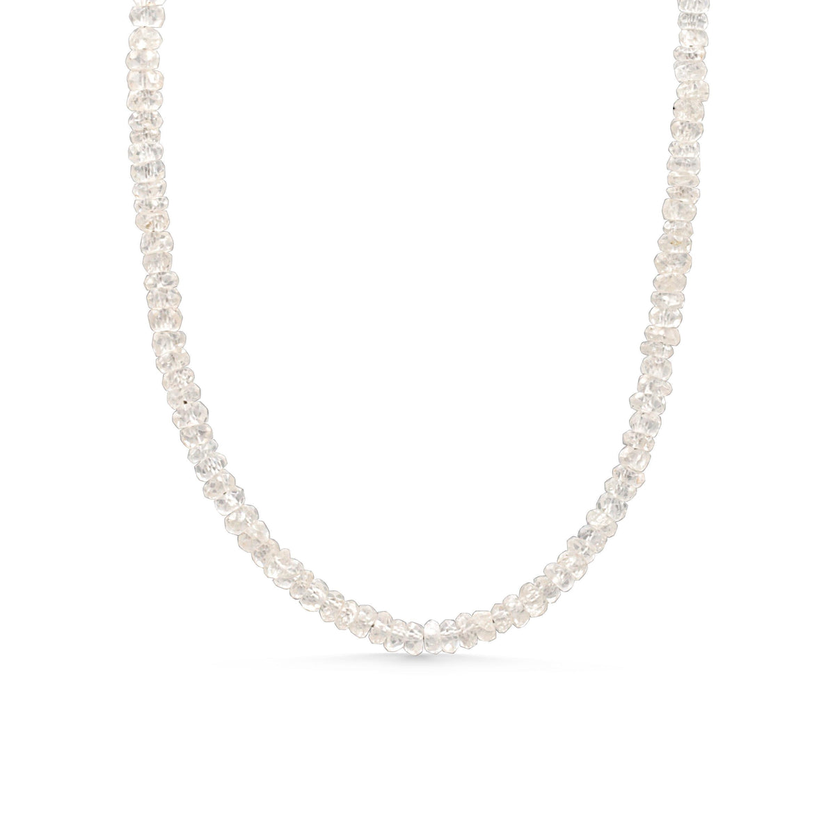 Earthly Abundance Earth Elegance Zircon Necklace featuring a sparkling zircon pendant on a delicate chain.