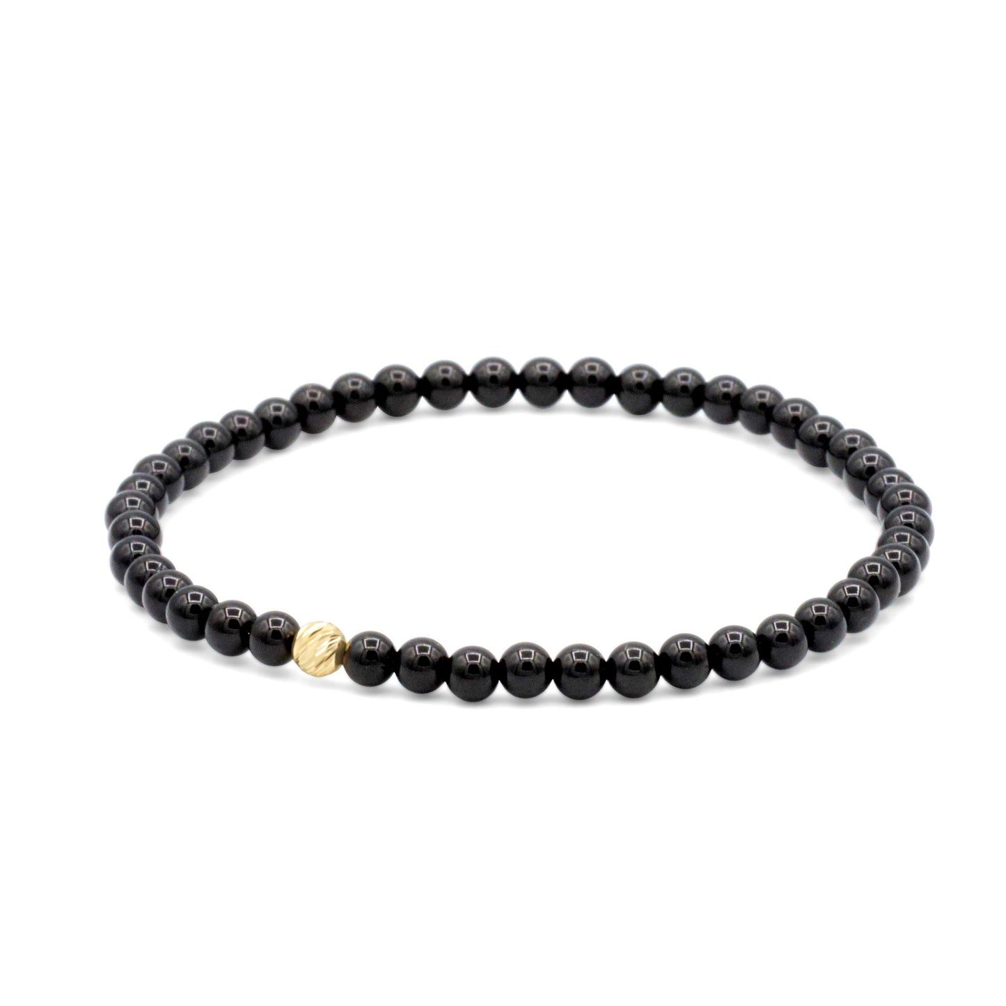 Black Tourmaline Bracelet - 14K