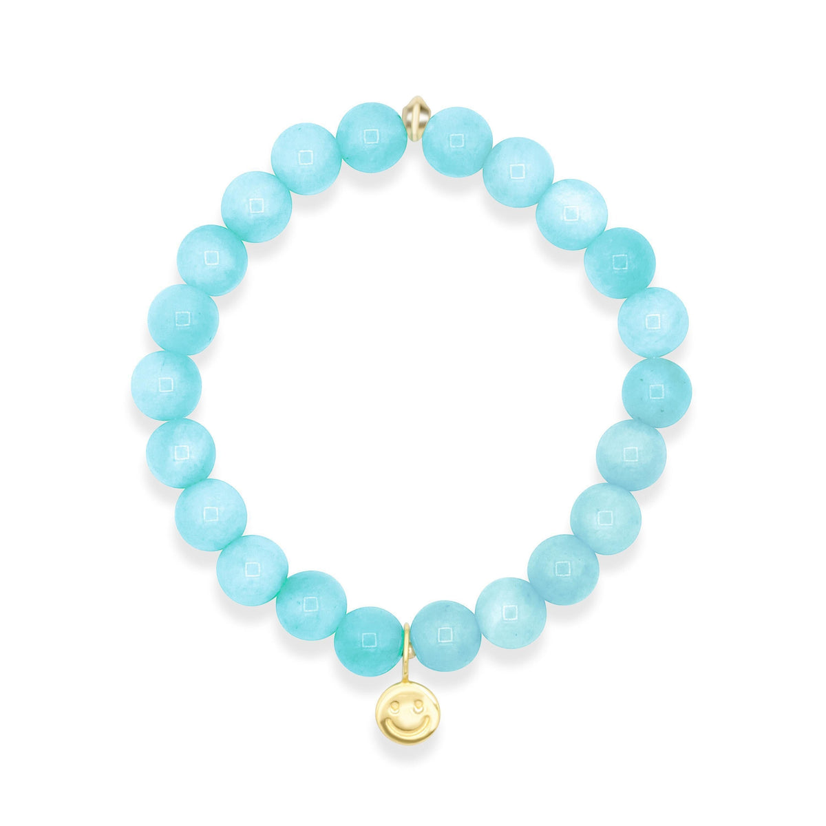Peruvian Amazonite bracelet featuring vibrant blue-green stones on a silver adjustable clasp, crafted by Earthly Abundance.