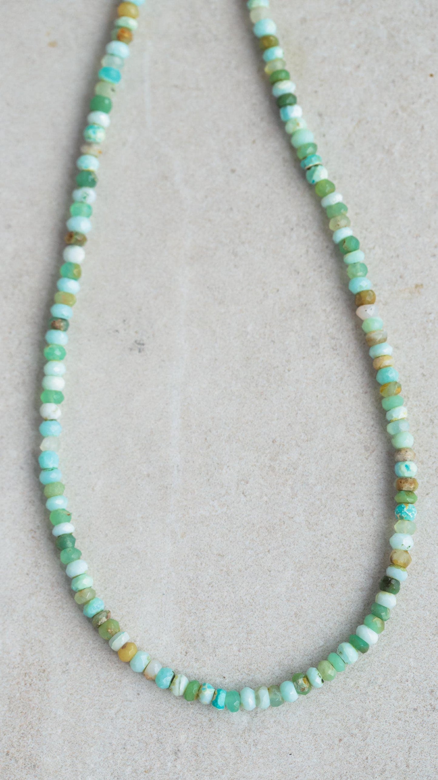Peruvian Opal necklace by Earthly Abundance, 14K gold-filled chain with colorful opal pendant, elegant jewelry accessory