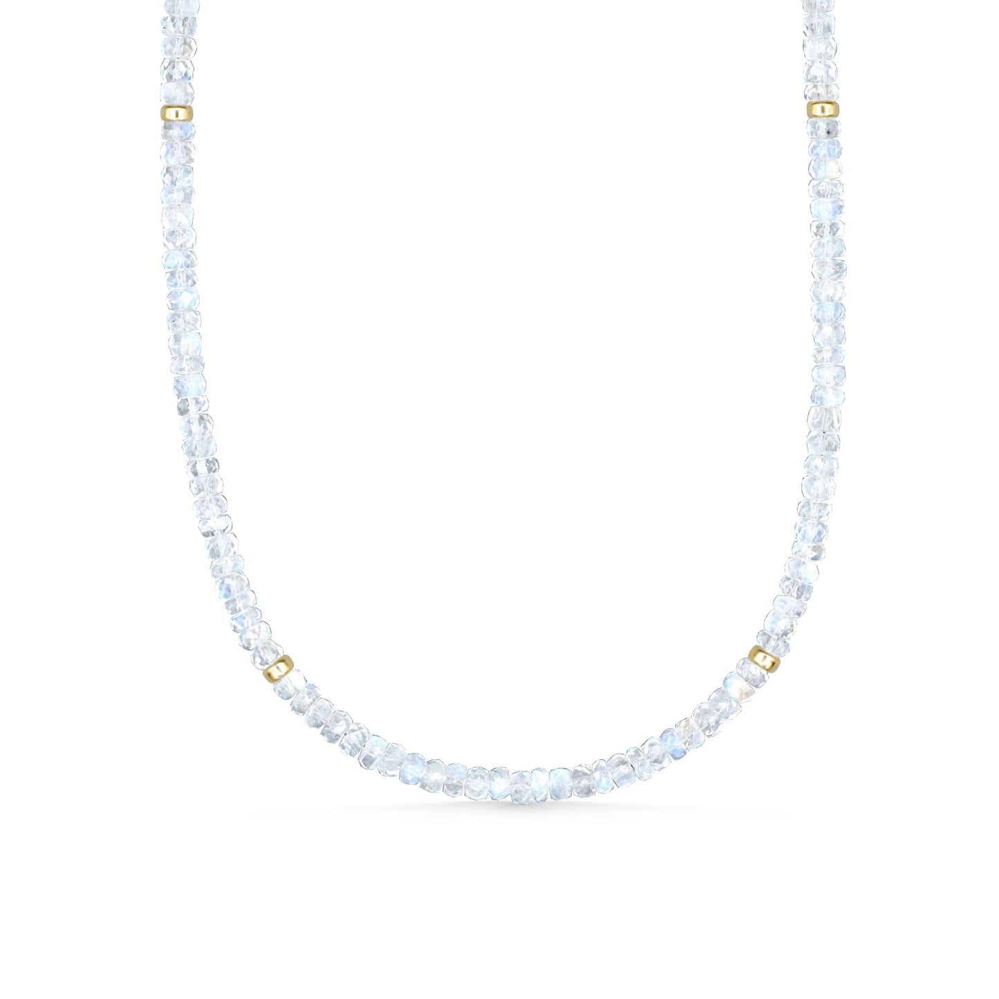Moonstone Necklace - 14K