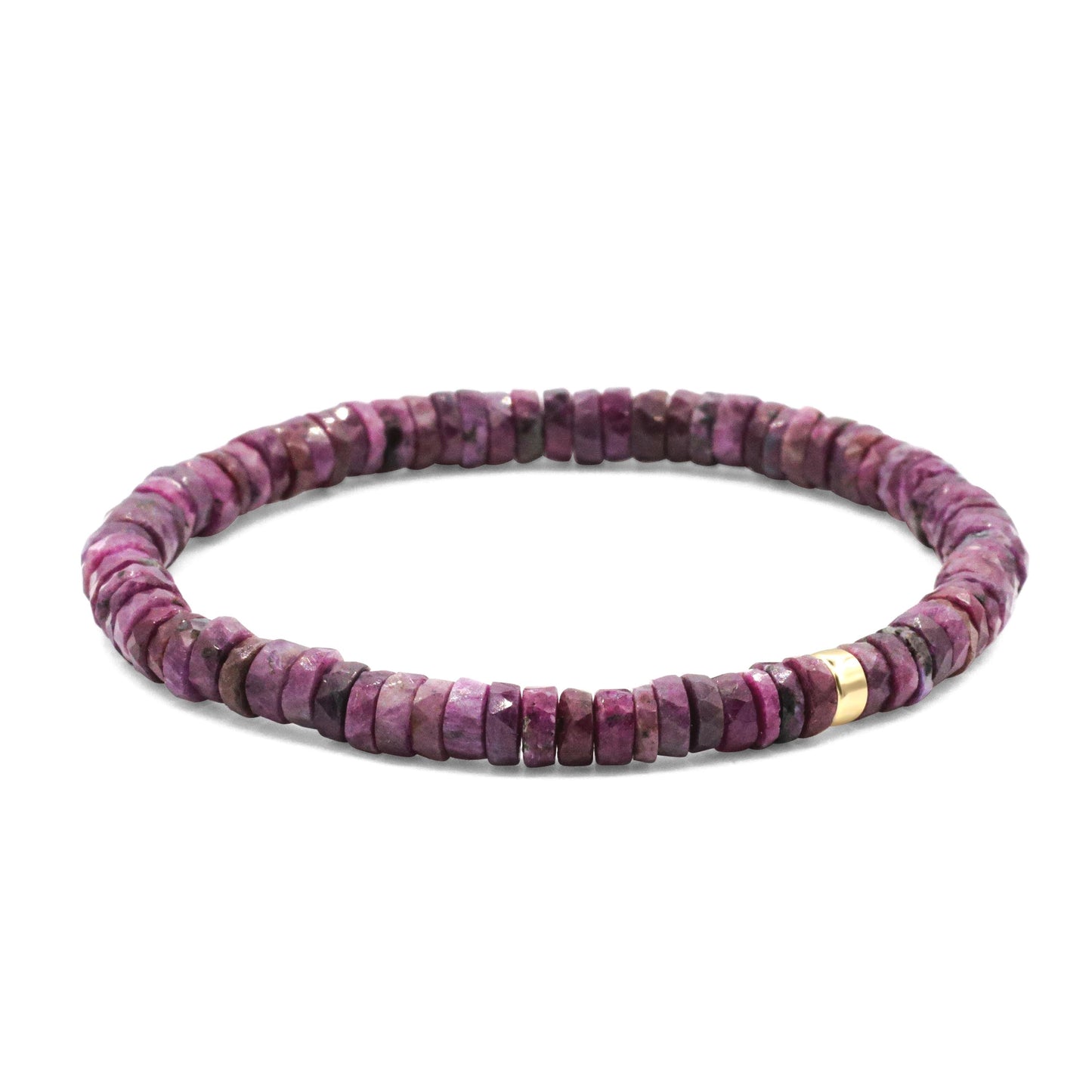 Ruby Heishi Bracelet