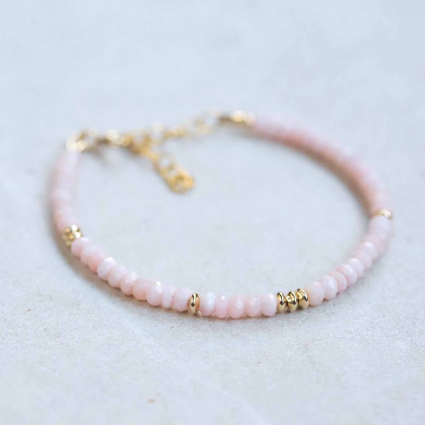 Blush Pink Opal Bracelet