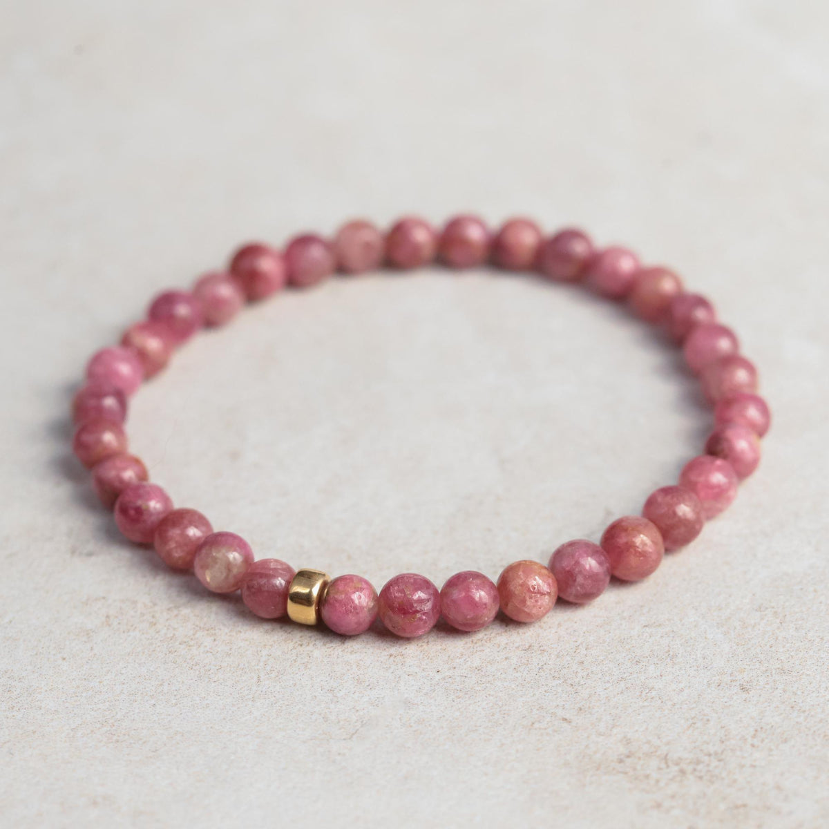 Pink Tourmaline Bracelet - 14K