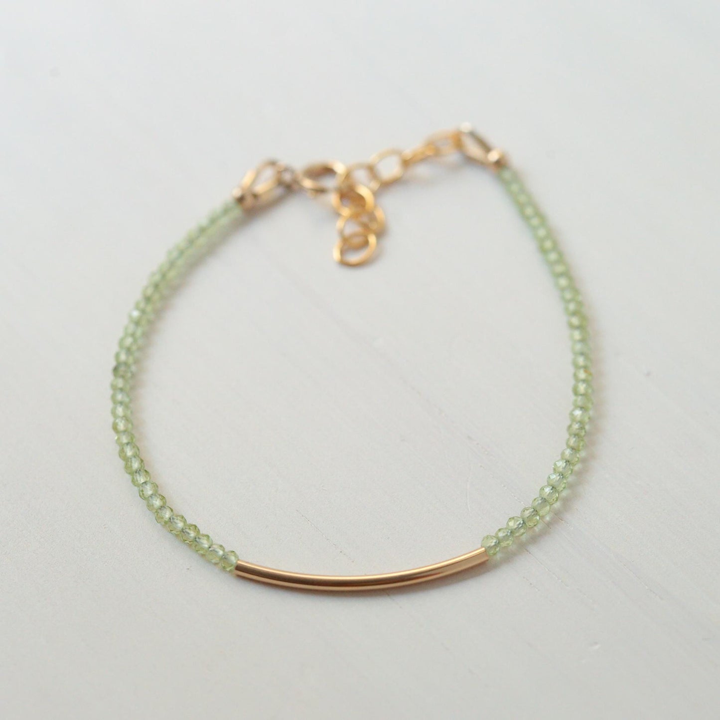 Ultra Fine Peridot Bracelet
