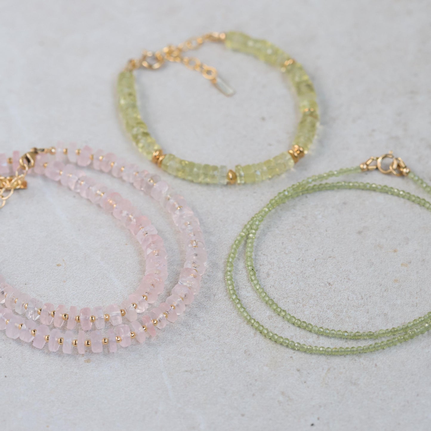 Natural lemon quartz bracelet featuring polished yellow gemstone beads, crafted by Earthly Abundance.