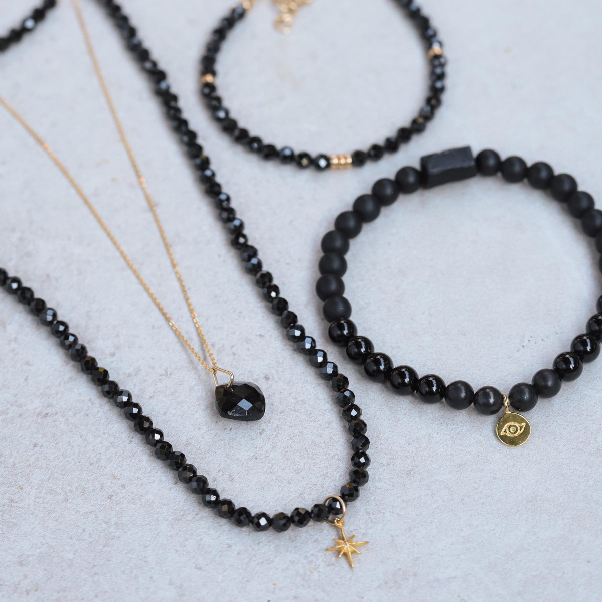 Earthly Abundance Ground & Protect Bracelet featuring natural stones and earthy design, ideal for grounding and protection.