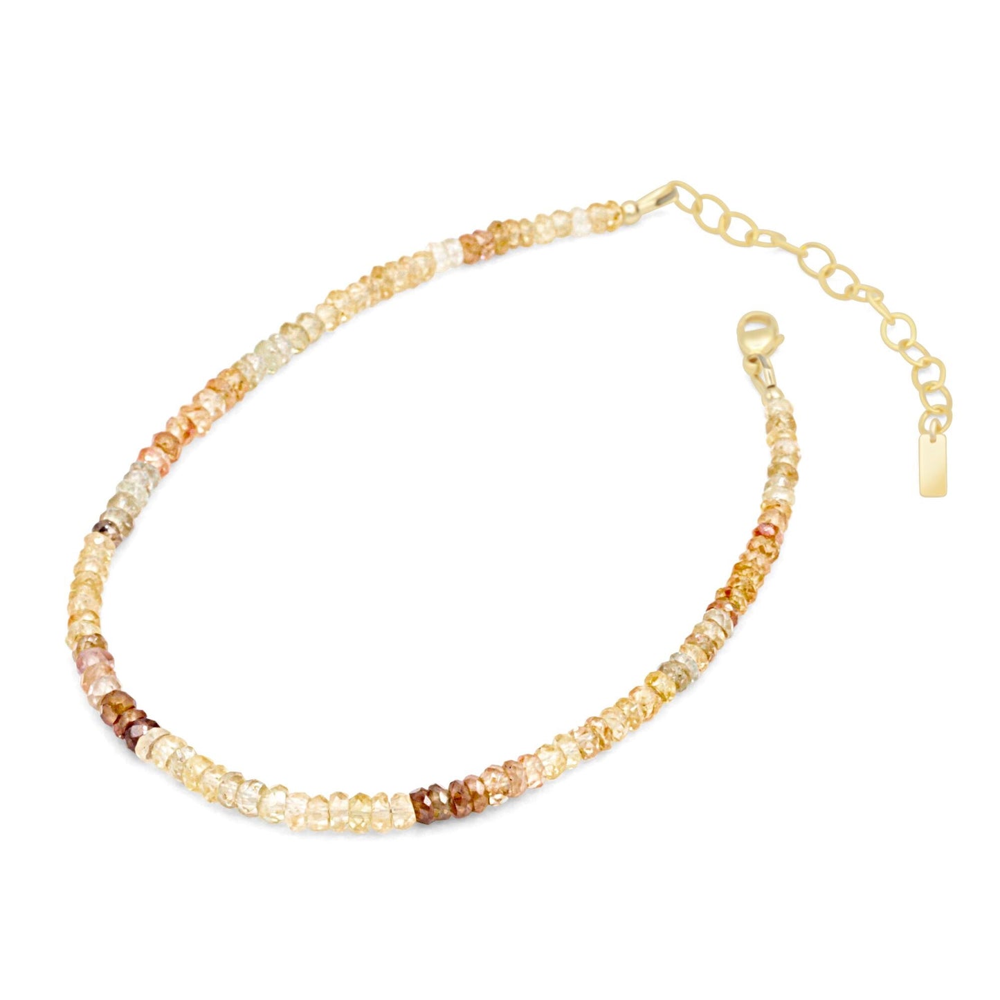 Desert Light Zircon Anklet