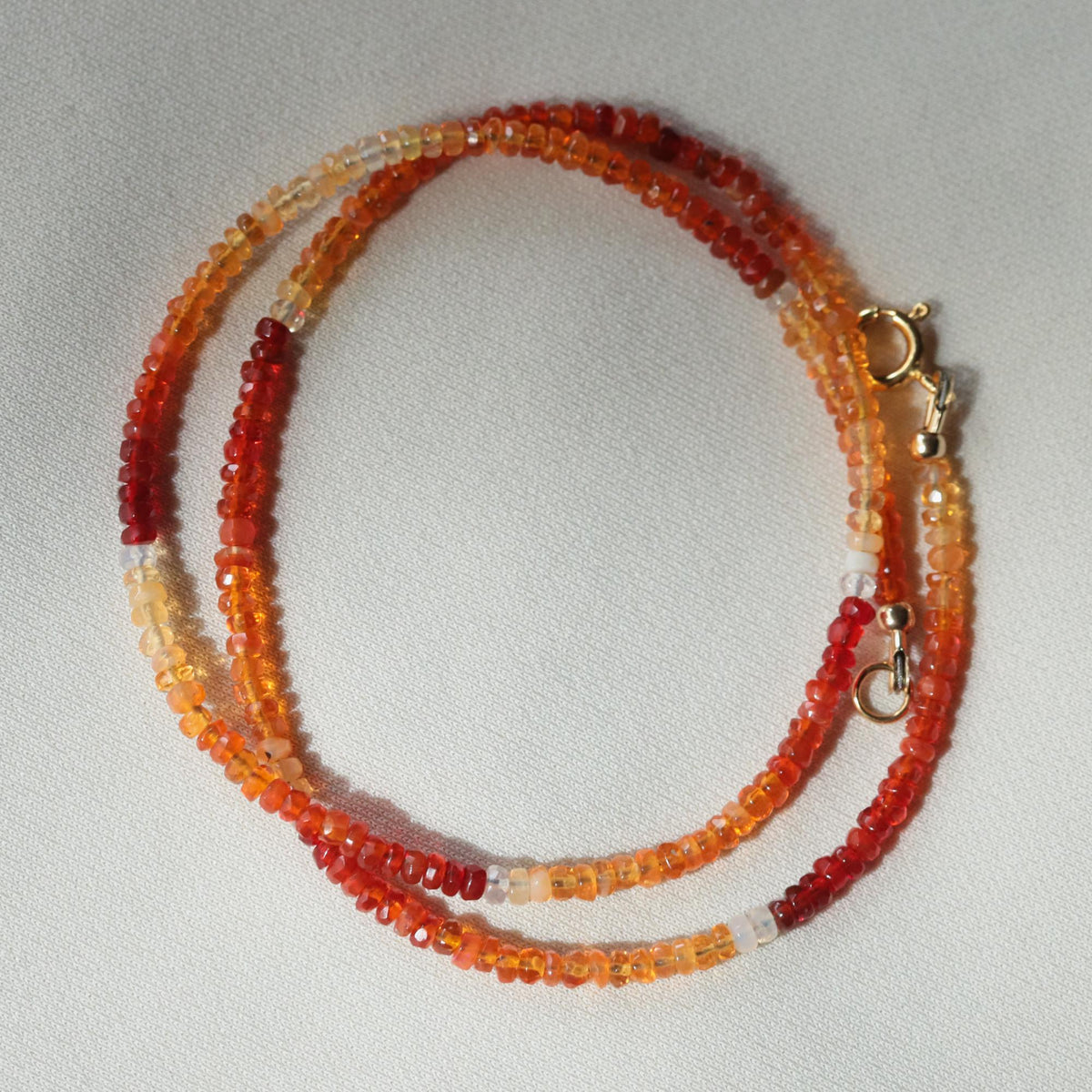 Mexican Fire Opal Necklace