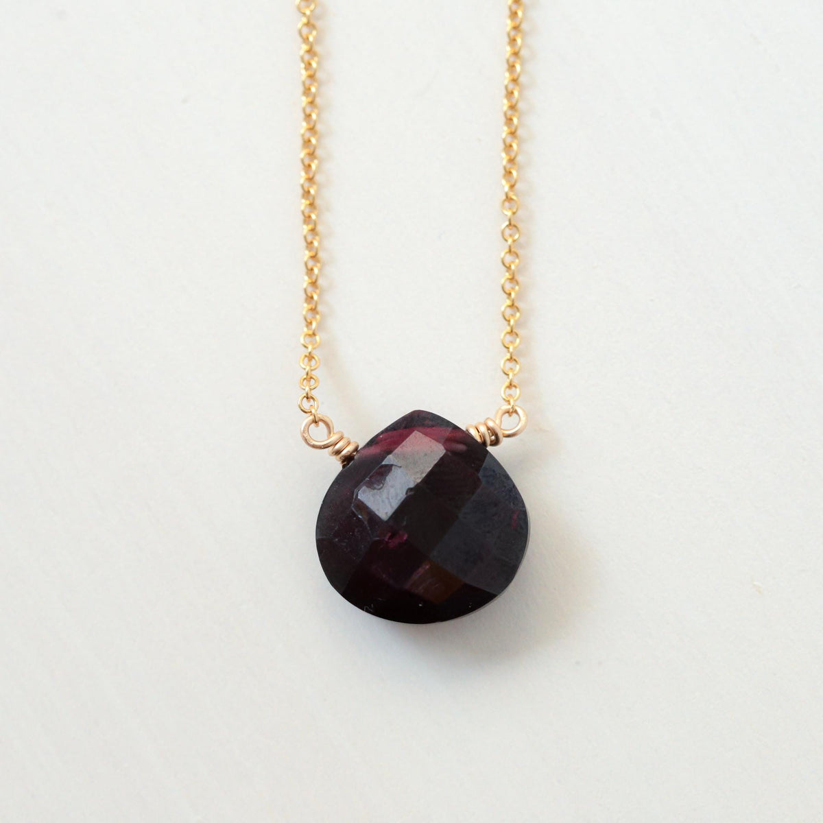 Scarlet Muse Garnet Necklace
