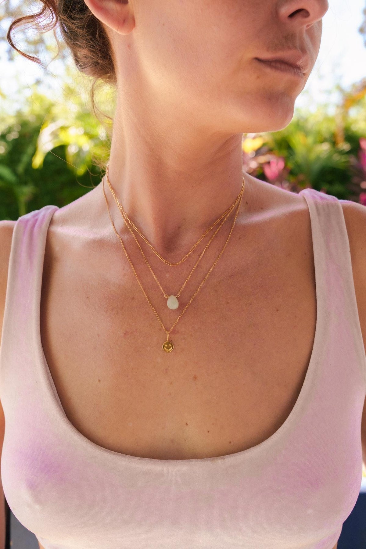 Calm Waters Aquamarine Necklace - 14K Gold Filled