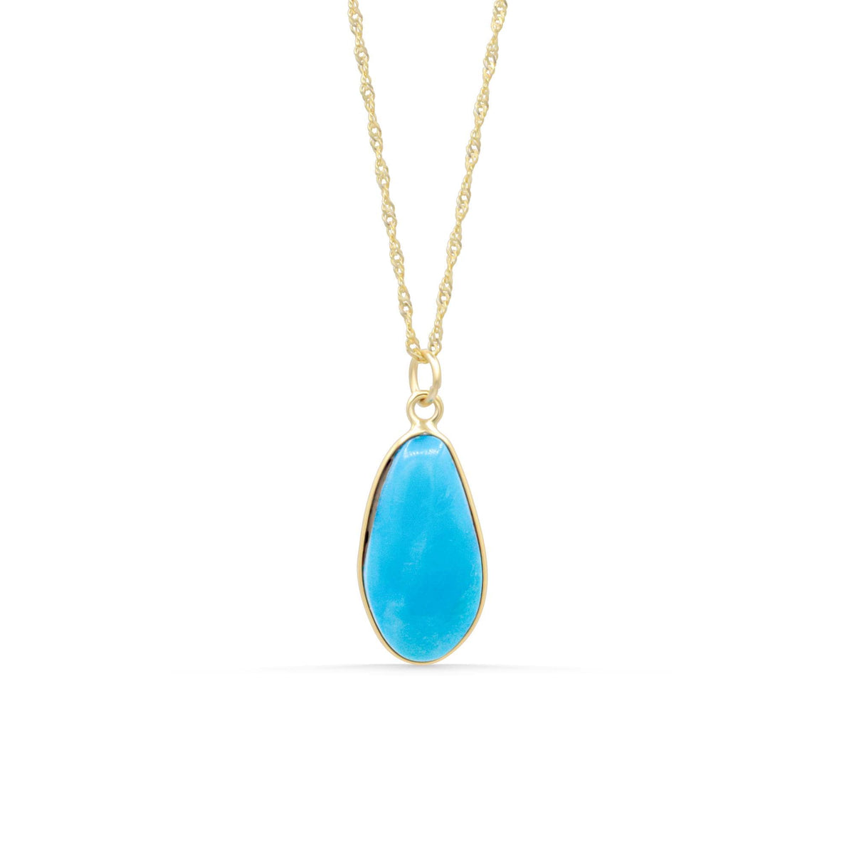 Sacred Energy Sleeping Beauty turquoise gemstone from Earthly Abundance, showcasing vibrant blue color and natural stone details.