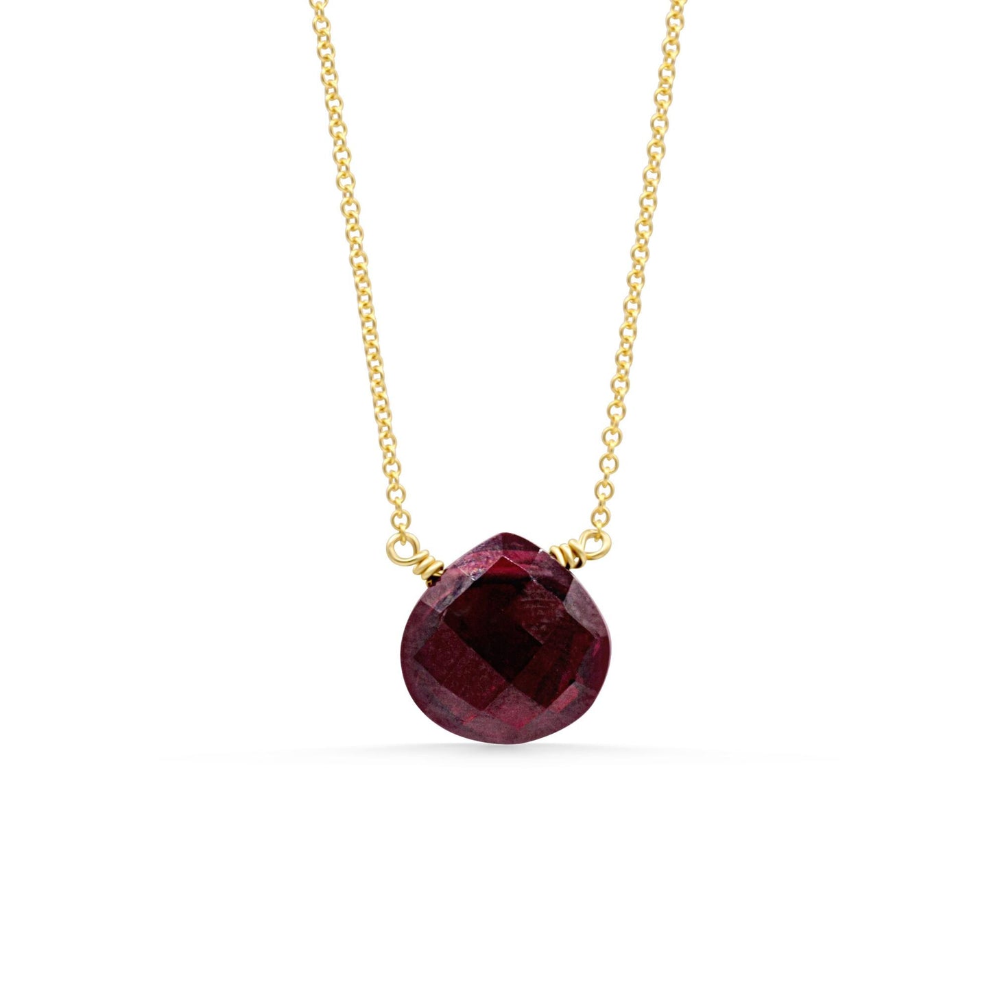 Scarlet Muse Garnet Necklace