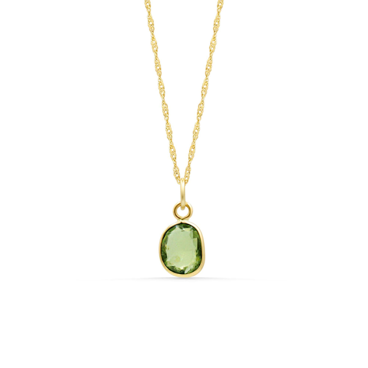 Lime Light Peridot Necklace