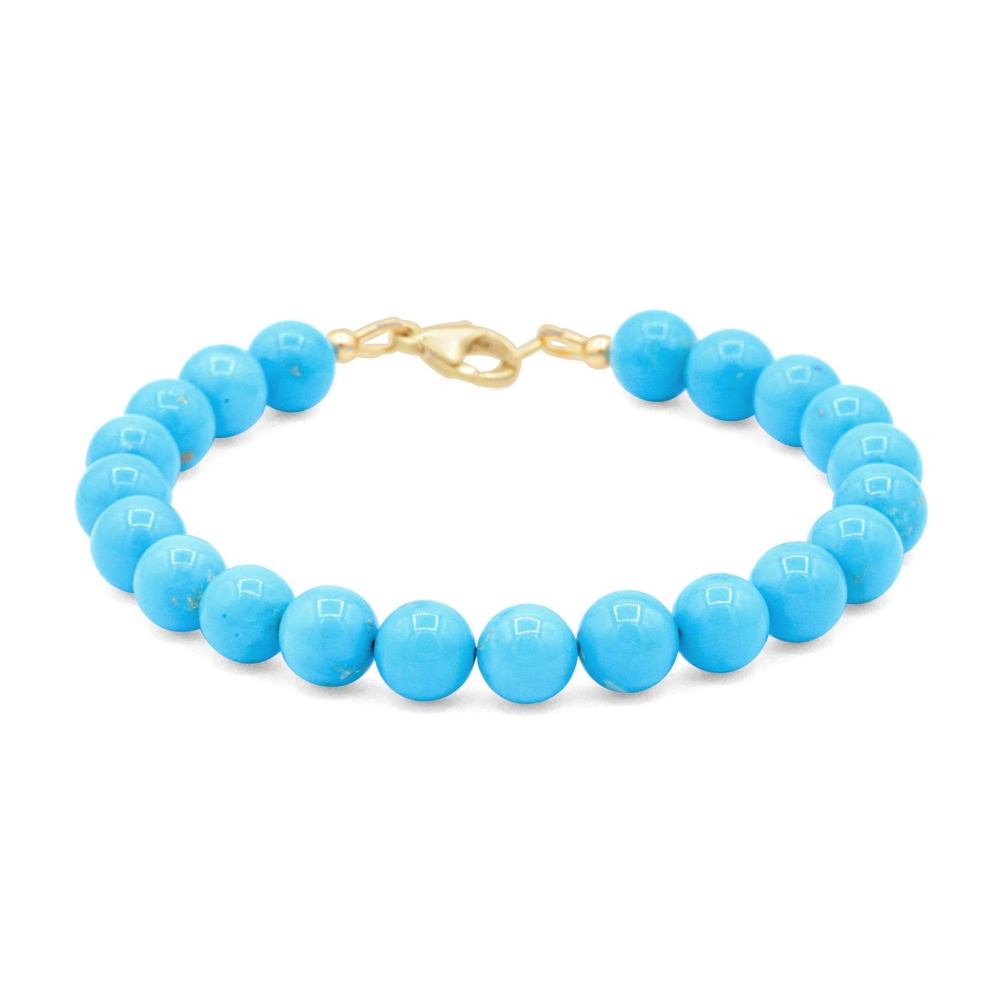 Arizona Sky Sleeping beauty turquoise | Extra large Turquoise beaded bracelet | Natural sleeping beauty turquoise | women's turquoise