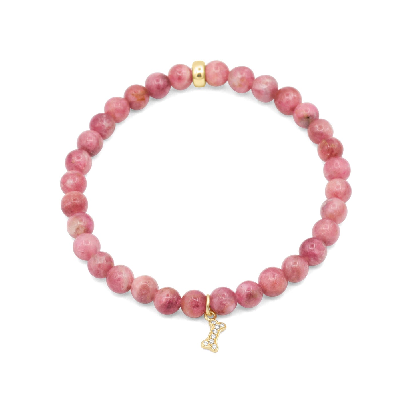 14K GOLD Pink Tourmaline Bracelet | Pink tourmaline beaded bracelet 5mm | Pink Tourmaline Jewelry | Dainty pink tourmaline